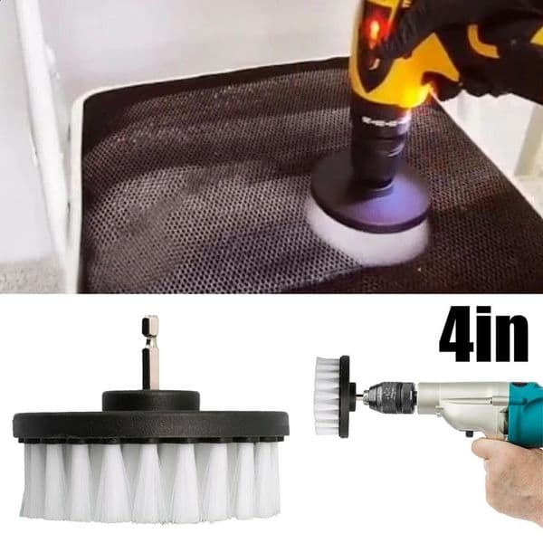 4inch 10cm soft diamond brush accessory used for cleaning carpet leather and interior accessories 250425