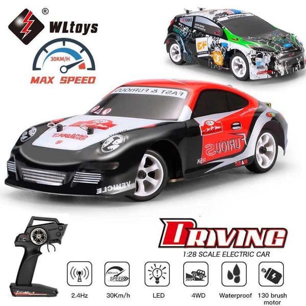 WLtoys K969 128 4WD 24G Mini RC Racing Car High Speed Off-Road Remote Control Drift Toys Alloy Vehicle for Children Kids Gift Y251127