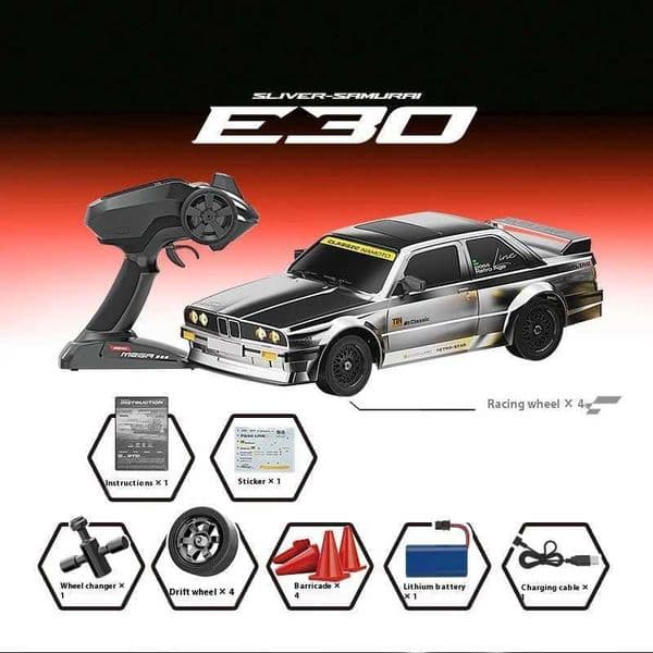 Gyro Rc Drift Car 4x4 High Speed Full Scale Throttle Direction Simulation Model Remote Control Car 50km/H Toys For Children Y251127