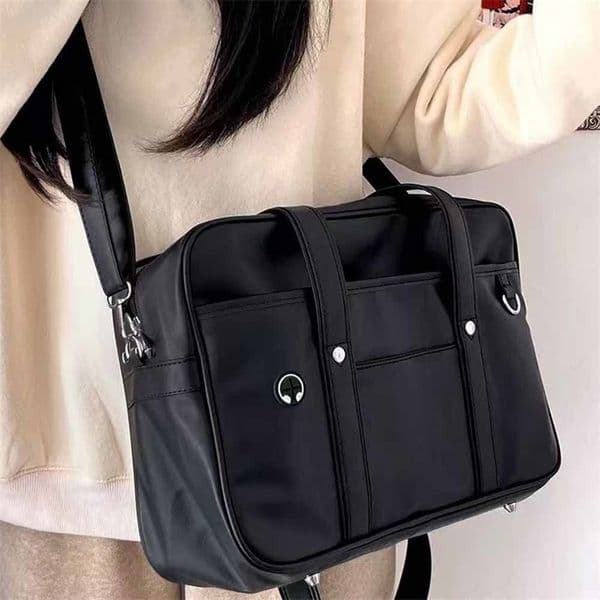 Japanese Casual PU Shoulder Bag Junior High School Students School Bag Handbag Anime Uniform Bag Tote Bags for Women Bolsos 250427