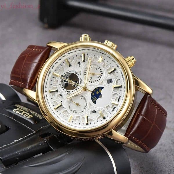 Pateked 2025 High Quality Watch Man Watch Philiped Mens Designer Watch Quartz Movement Sapphire Mirror Business Watch b30 0a7