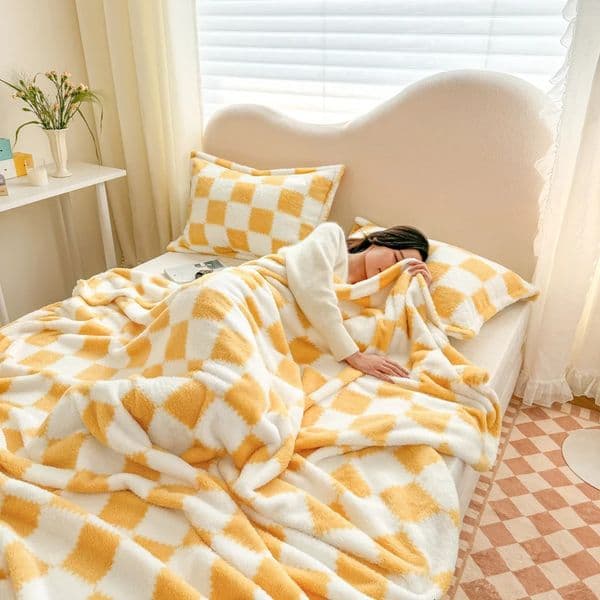 Panda Plush Autumn Winter Warm Blanket Four-season Thermal Sofa Blanket for Throw Soft Comfortable Napping Blanket Knee Leg 251126BJ