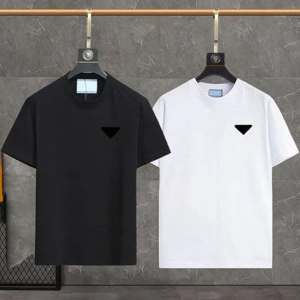 Mens designer t shirt round neck mens short sleeve shirt cotton casual tshirt printing letter mens tshirt breathable comfortable men clothing American Sizes S-2XL