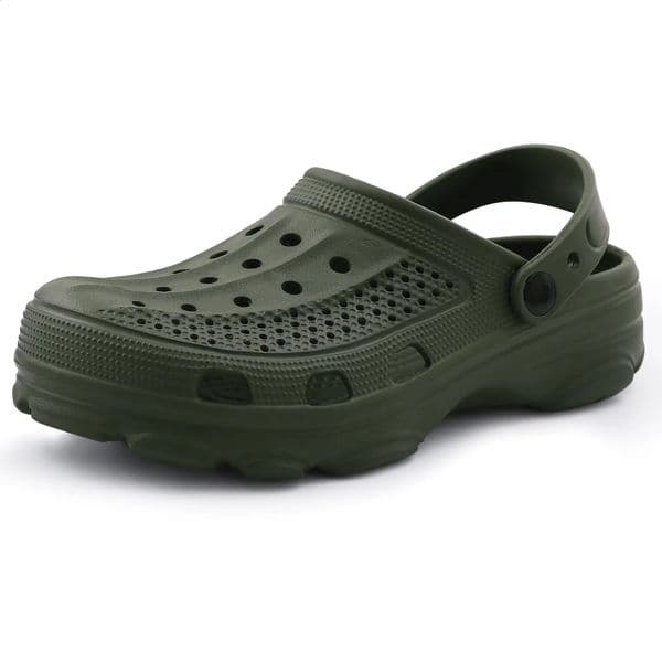Comwarm Men Clogs Slippers Breathable Garden Sandals Non-Slip Comfort Beach Shoes Men Sandals Indoor Outdoor Casual Fishing Shoe 250428