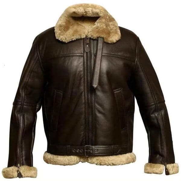 High Quality Leather Jackets Mens Retro True Brown Motorcycle Jacket Man Fur Integrated Leather Jacket Resist the Wind Coats 251111