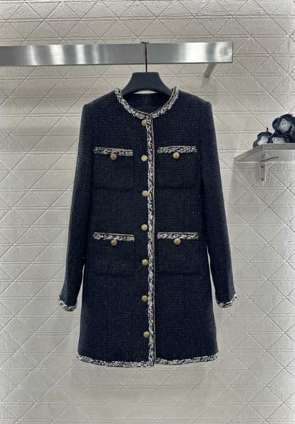 Chan 2026 high quality tweed jacket winter jacket women new designer jacket women coats designer women jackets womens trench coat women Christmas gifts