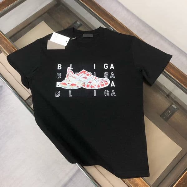 Designer of luxury Men's T-Shirts Paris fashion brand t shirt Clothing B letter short sleeve cotton Crewneck spring summer tide men and women tee Couple short Tees