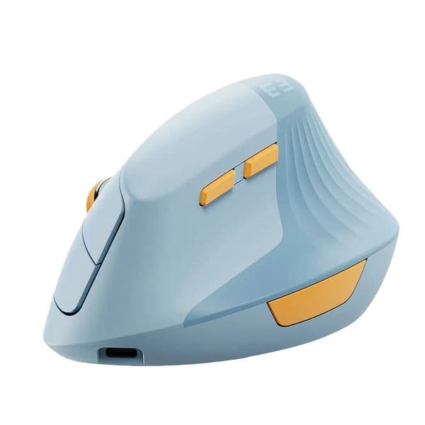 Vertical Wireless Mouse Type C Rechargeable Ergonomic for Laptop PC MacBook Windows Android