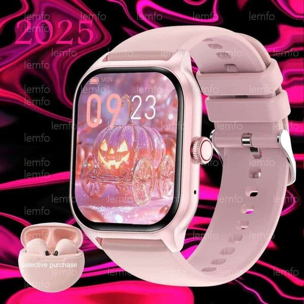 Stylish Smart Watch Women Gift Music Bluetooth Call Touch Dial Fiess Tracker Sport modes Girls Lady Reloj Mujer Smartwatch
