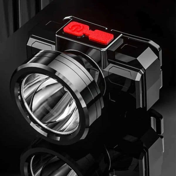 LED Strong Light Five Headed Outdoor Waterproof Fishing Light USB Rechargeable Ultra Bright Head Mounted FlashlightW251128