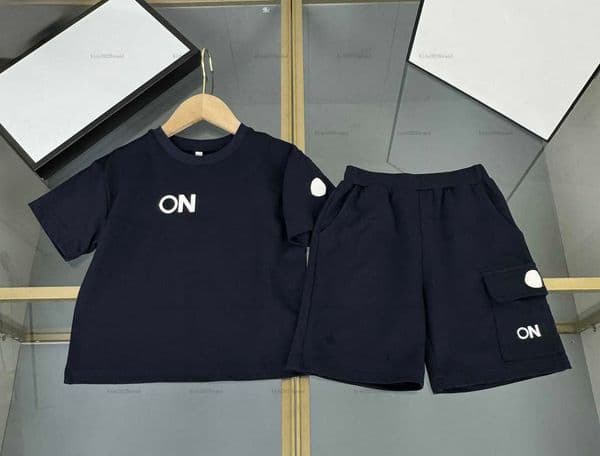 New baby T-shirt set Summer High quality Shorts suit boys girls tracksuits kids designer clothes T-shirt and shorts A165X05N000