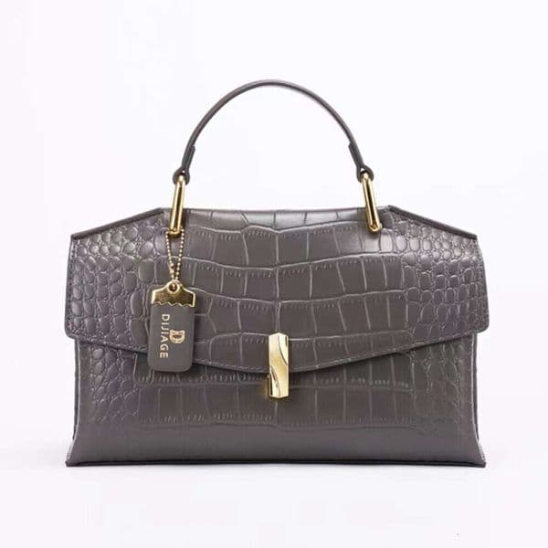 DIJIAGE New Crocodile Pattern Handbag Messenger Simple Versatile High-Quality Texture Women's Bag Cross-Border Hot-Selling Model