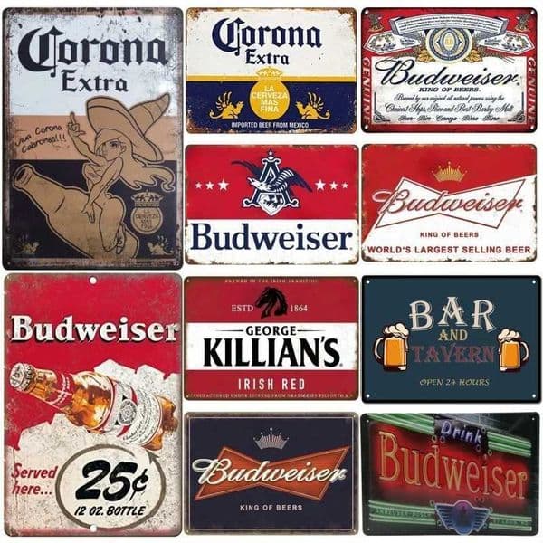 Metal Tin Poster Beer Metal Sign Decorative Plaque Retro Plate Wall Decor Bar Pub Club Man Cave Dads Garage Workshop Poster Y251127