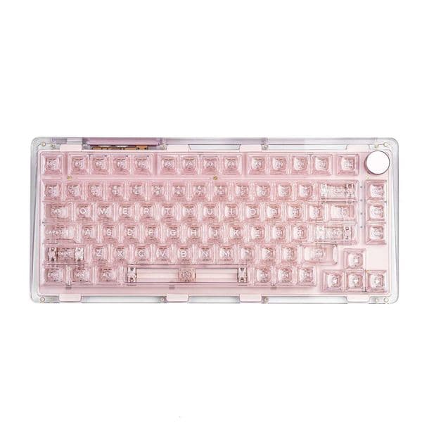 KiiBOOM Phantom 81 V2 Upgraded Crystal Gasket-Mounted USB-C Wired/ 50/24GHz Wireless Hot-Swappable Mechanical KeyboardM251128