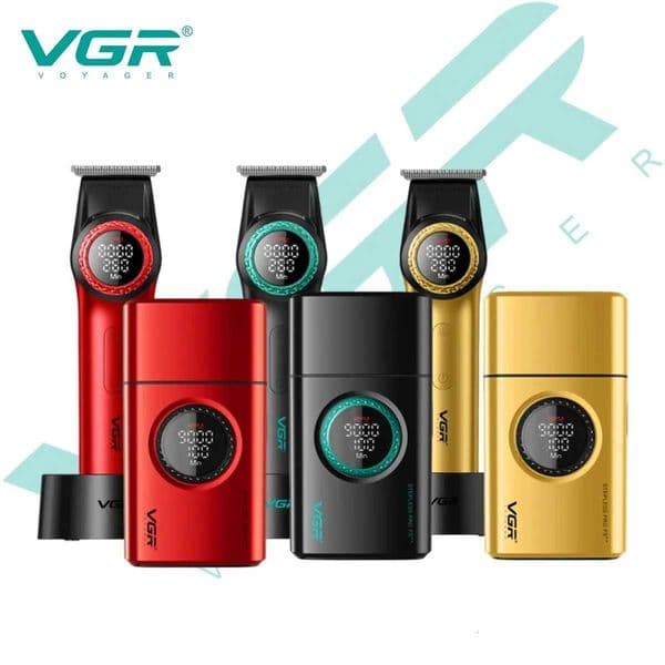 VGR Hair Trimmers Professional Hair Clippers Electric Hair Clippers 0MM Trimmer Reciprocating Mens Beard Trimmers V-977 V-377 X251128