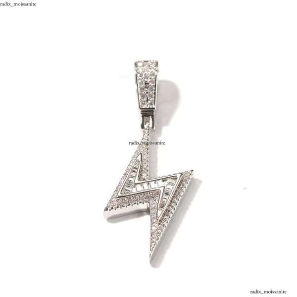 Custom High-Quality GRA 925 VVS Silver Hip-Hop Moissanite VVS Moissanite 18K Pendant with 14K Letter Gold Jewelry