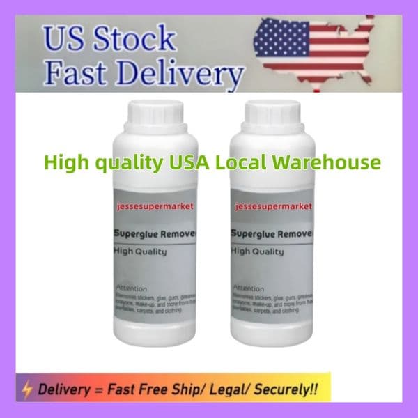 wholesale jesse supermarket Industrial rubber 1000ml superglue remover industrial use raw materials us domestic local shipping for safe privacy free shipping