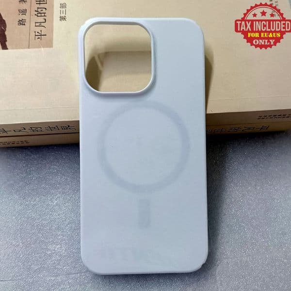 3D Sublimation Blank Magnetic Phone Case for iPhone 17 air 16 Pro Max 15 14 Heat Transfer Phone Case Blanks Phone Cover Coated hard plastic