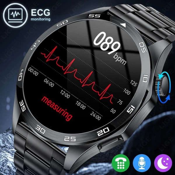 Men New Smartwatch Bluetooth Call Waterproof Sports Fiess Smart Watches Heart Rate Monitoring Health Bracelets For Android IOS