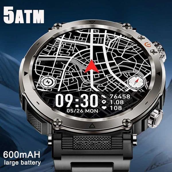 2025 New for Fashion luxury Watch HT30 Gps Compass Smart Watch Outdoor Sport Man AMOLED 366366 FOR Galaxy Watch 7 Upgraded M251129