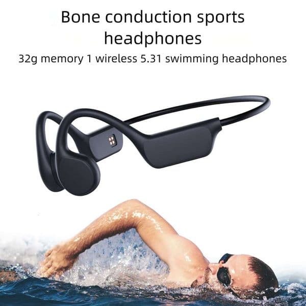 Famous Brand Cross Border Swimming Listening To Songs With G Memory Long Battery Life Bone Conduction Wireless Bluetooth Headphones