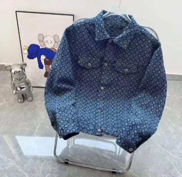designer Denim Jacket Button Up Long Sleeve tops Vintage Blue Men Women Jean Jacket windbreaker Luxury Letter men coats