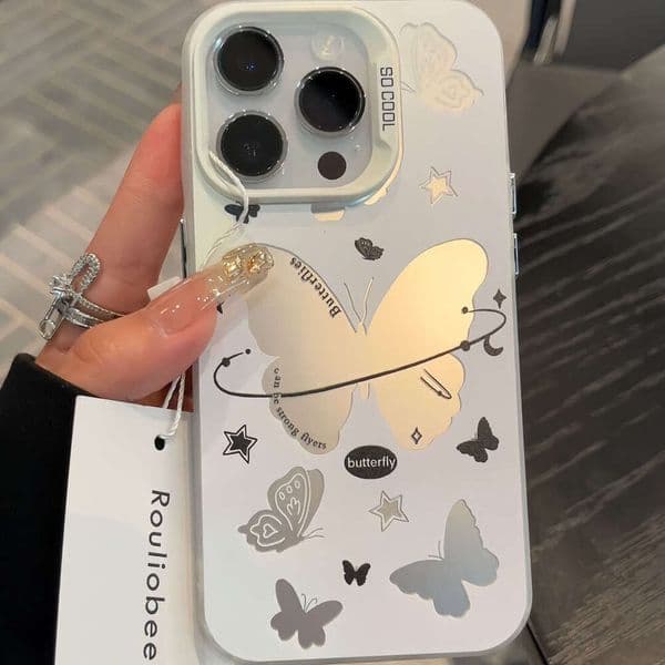 Hollow Butterfly Suitable for Apple 16PROMAX Phone Case iPhone 15 Creative 14 Plus Personalized 13 Trendy 12