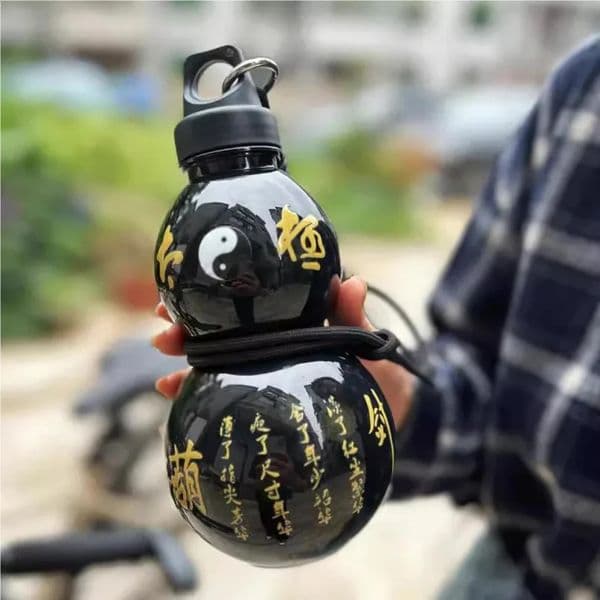 800ml Large Capacity Gourd Water Bottle Child Water Gourd Kettle Chinese Style Leakproof Water Jug for School Sport Water Kettle 251129