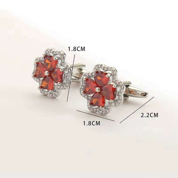 Men's French Suit Accessories Elegant Clover Full 14K Diamond VVS VVS Moissaniteia Fashionable GRA Unique Novelty 18K Cufflinks Wedding