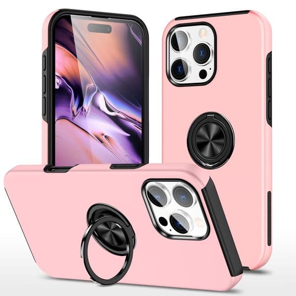 Kickstand Phone Cases for iPhone 16 16E 15 14 13 11 Pro Max 12 Mini 12 14 Plus XS XR 6 7 8 SE2 SE3 XS MAX 13 15 pro 11 2 in 1 Car Armor Heavy Duty Magnetic Bracket Mobile Phone Cover