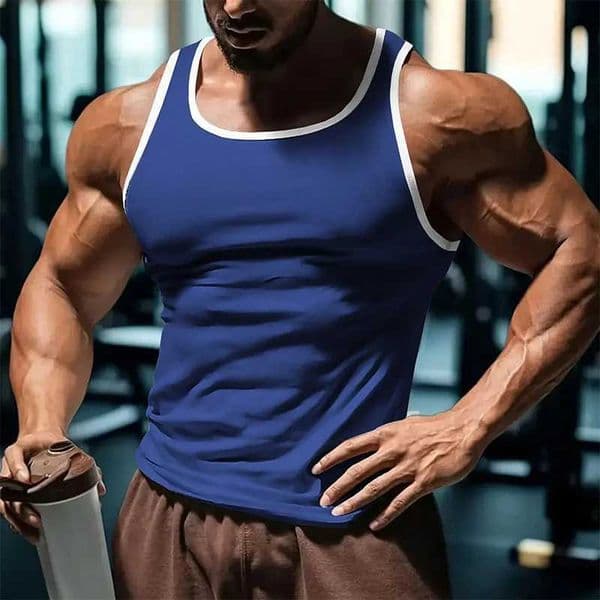 Fashion Fashion Solid Color Mens Tank Tops Summer Quick Dry Breathable Gym Simple Tees Casual Sleeveless Outdoor Fitness Sports Vest Y251129
