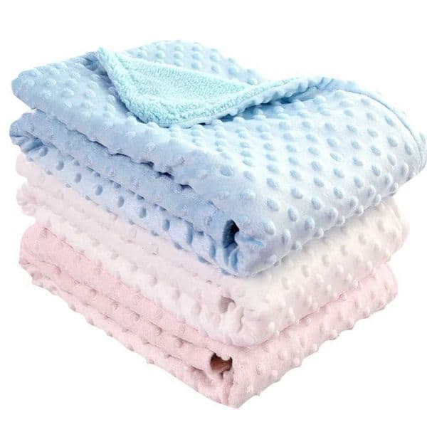 Autumn Winter Fleece Blankets for Babies Newbown Baby Swaddles Muslin Blanket Infant Baby Bedding Sets Thermal Fleece TowelsW251129