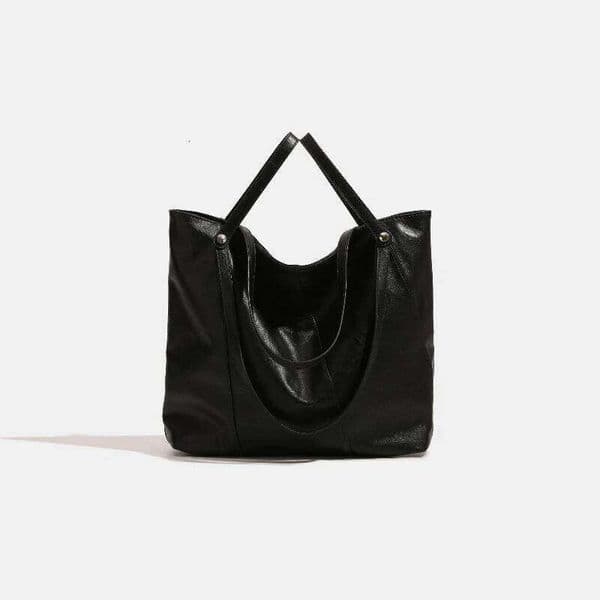 Women Tote Fashion Underarm Pouch Large Capacity Soft Pu Leather Shoulder Retrocasual Portable Bucket Crossbody Bag St251129