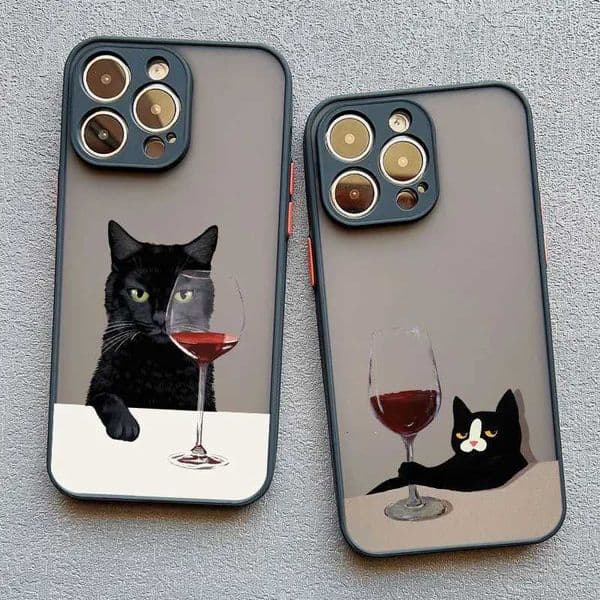 Funny Cat Daily Life Phone Case For iPhone 16 17 pro max Cases 11 12 14 Pro Max Mini 13 15 Plus XR Shockproof Back Covers H251129