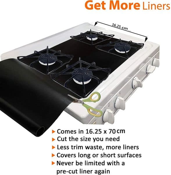 Reusable Gas Stove Protector Cooker Cover Liner Clean Mat Pad Kitchen Gas Stove Top Protector Kitchen Accessories 250429