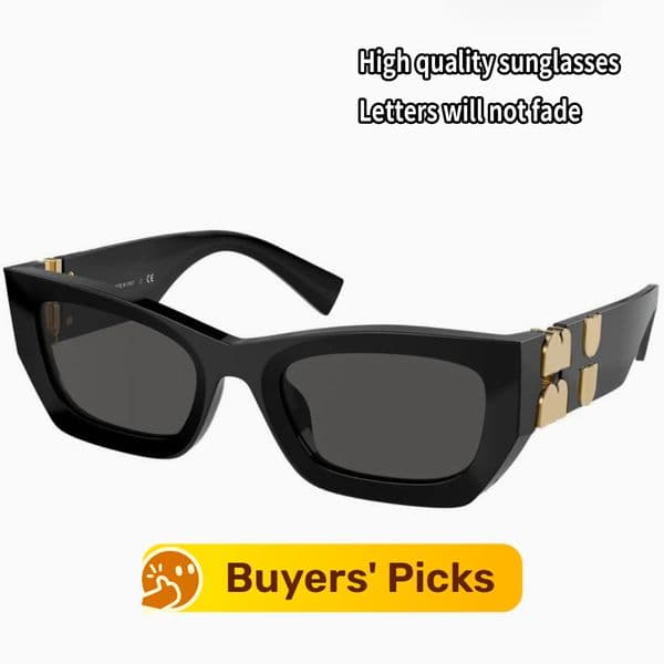 Top muimuisunglasses 09ws Glasses Lunettes Luxury Designer Highest Quality Sunglasses Square sunglasses with Sunglasses Box