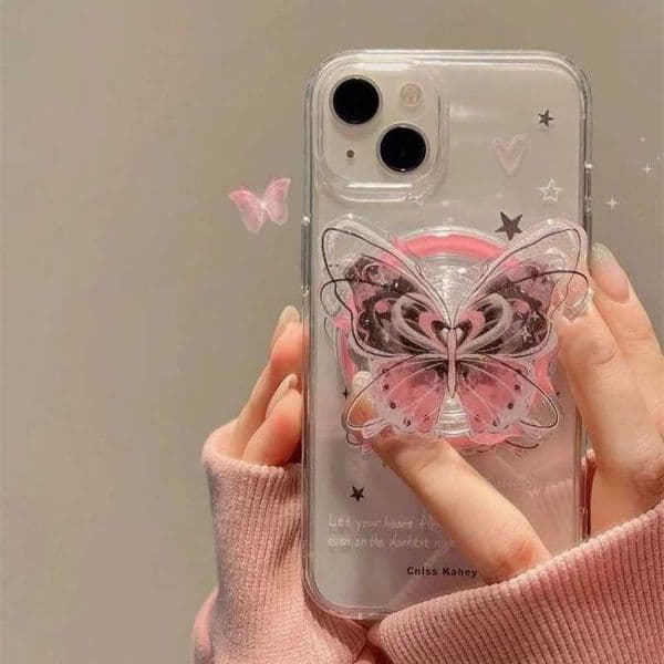 Korean Cute Magnetic Holder Phone Stand Grip Tok GripTok port For iPhone For Accessories Phone Holder Y251129