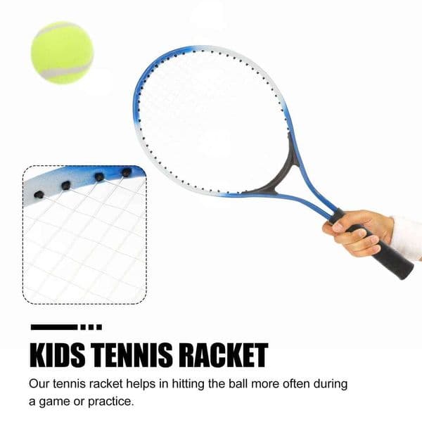 set 1 Set Parent- Sports Teens Lightweight Durable Alloy Tennis Racket Outdoor C251129