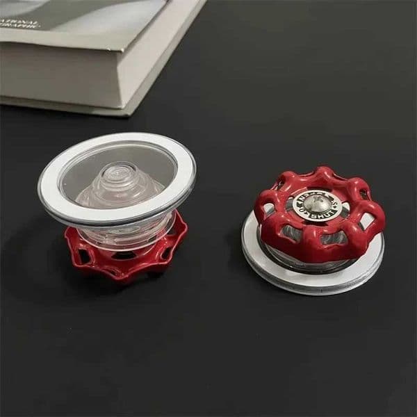 Magnetic Folding Valve-shaped Mobile Phone Holder Ring Stand Pocket port Cellphone Grip Mobile Phone Accessories Y251129
