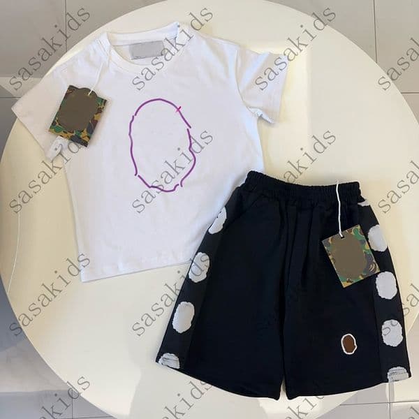 Designer Kids Sets Toddle Clothes T-shirts Shorts Set Baby Boys Girls Clothing Fashion Casual Summer Kid Youth Childrens Suit DJD25042910