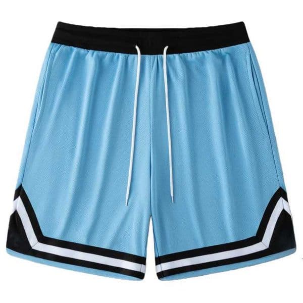 Summer Solid Color Striped Mens Quick-drying Shorts Training Fitness Basketball Running Swimming Moto Loose Large M251129