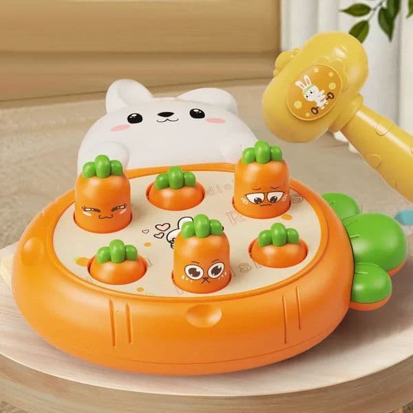 Cartoon Montessori Baby Toys Toddler Educational Birthday Gift Animal Theme Knocking Game Parent Child Board Hammering Game 251126BJ