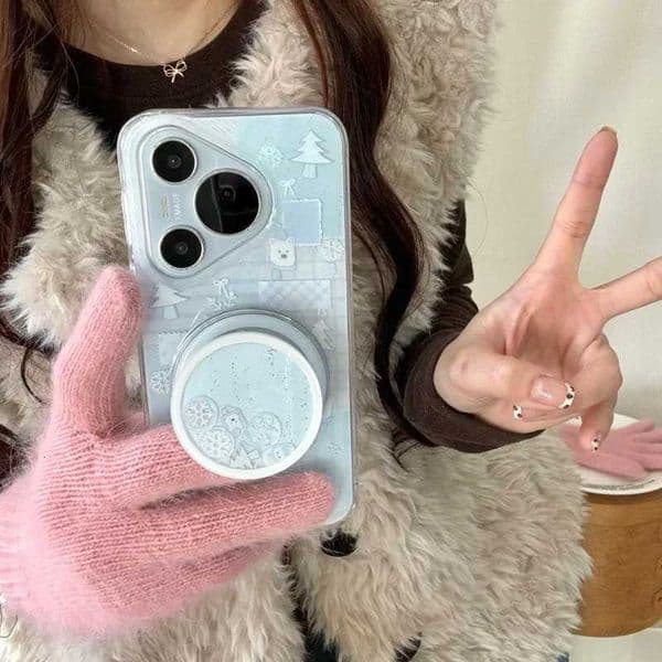 Suitable for magnetic phone holder Xia Hua cpatible rotating telescopic folding phone holder Y251129