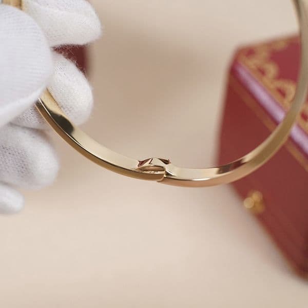 Premium Quality Screw Bangles Luxury Wrist Band CZ Stone Bracelet for Women Men Lover Bracelets with gift box thumbnail 2