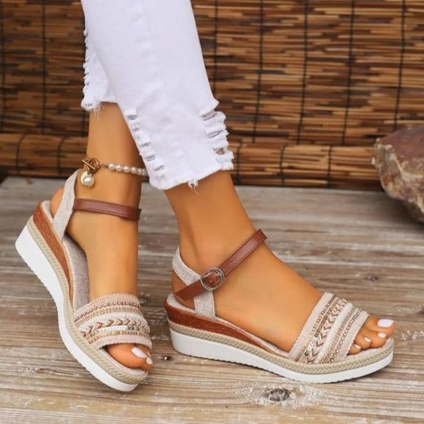 Women Sandals Summer Casual Flat Sandals Platform Shoes for Women Fashion Sandals Sandalias De Mujer 250526BJ