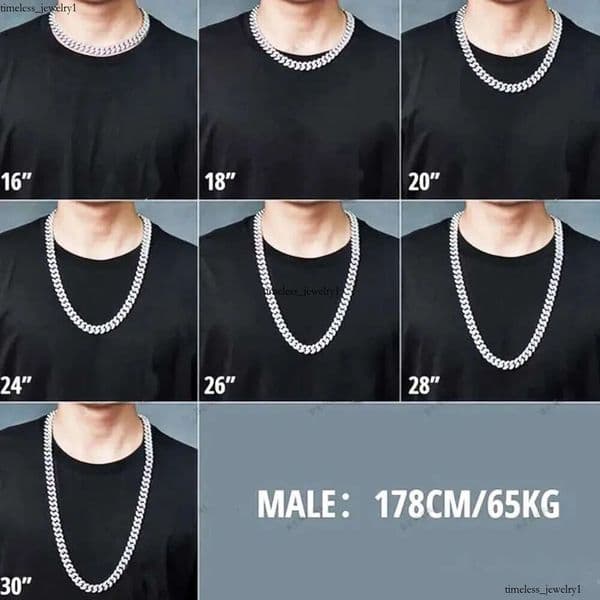 Wholesale 10K 14K Solid Real Gold 8MM Cuban k Chain Bracelet Iced Out Hip Hop Moissanite Necklace Fine Jewelry Men Women d5