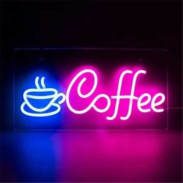 New Arrival Coffee Neon Wall Sign Coffee Bar Wall Art Sign Neon Light Indoor Shop Cafe Restaurant Houtel Decorative Lamp for Night Light Z250118