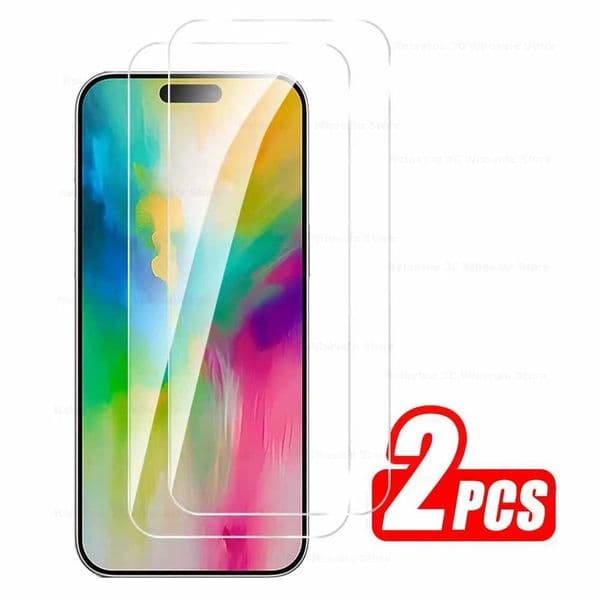 2Pcs Protective Glass For iPhone 16 Pro Max HD Tempered Glass iPhone16 and Phone 16 Plus 16Pro Max 5G 2024 Screen Protector Films M250120
