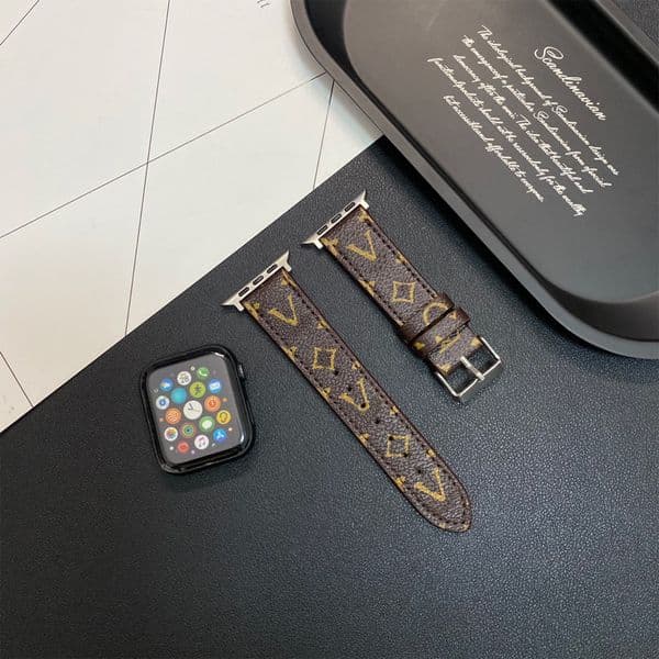 Luxury Apple Strap 38 40 41 42 44 45 49mm floral leather strap Iwatch 9 8 7 6 5 4 SE L Designer Fashion strap Explosion