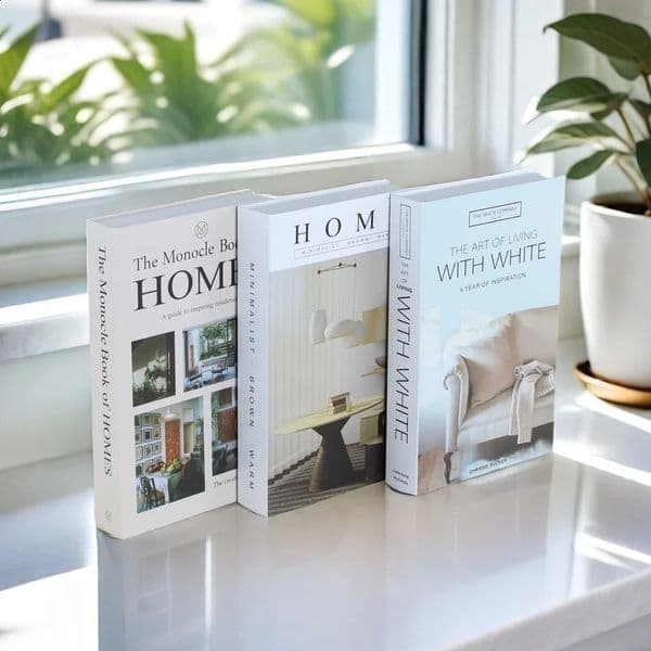 Minimalism Books Decor Living Room n Ornaments Coffee Table Interior Items Modern Books Box Home Decoration 250109